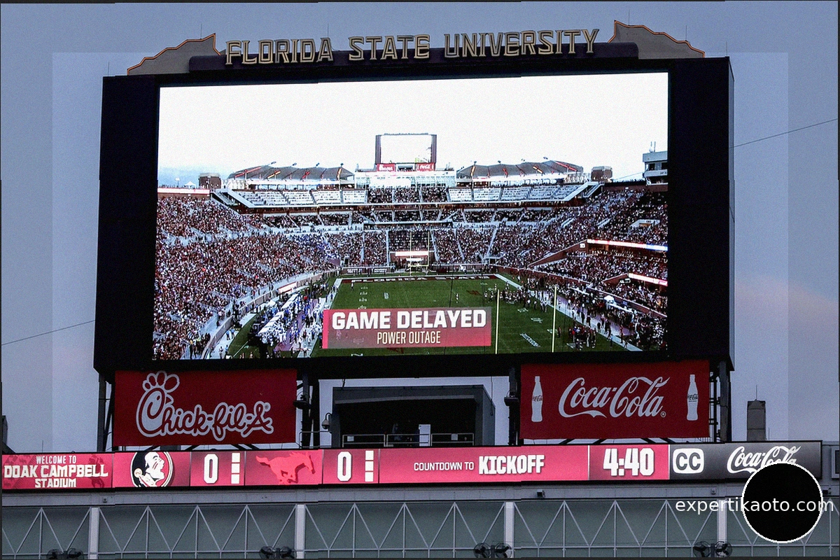Матч FSU vs SMU отложен из-за отключения электричества